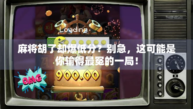 麻将胡了却爆低分？别急，这可能是你输得最冤的一局！