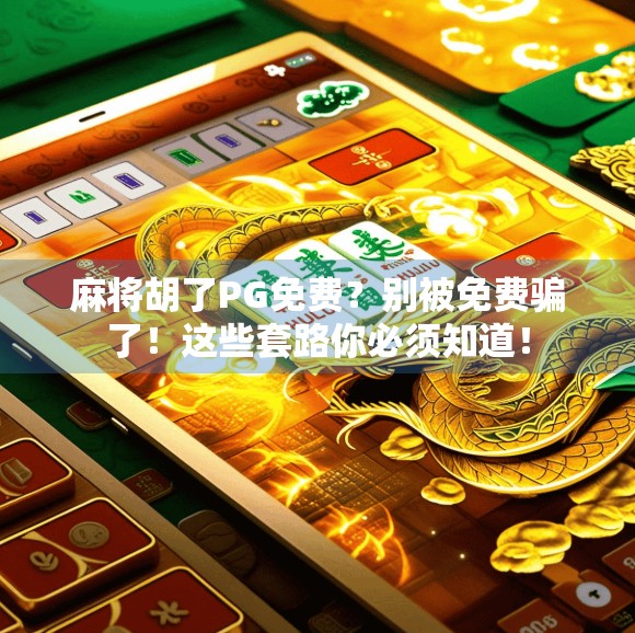 麻将胡了PG免费？别被免费骗了！这些套路你必须知道！